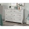 Sauder River Ranch Dresser White Plank , Safety tested for stability to help reduce tip-over accidents 429627 - alternate 1